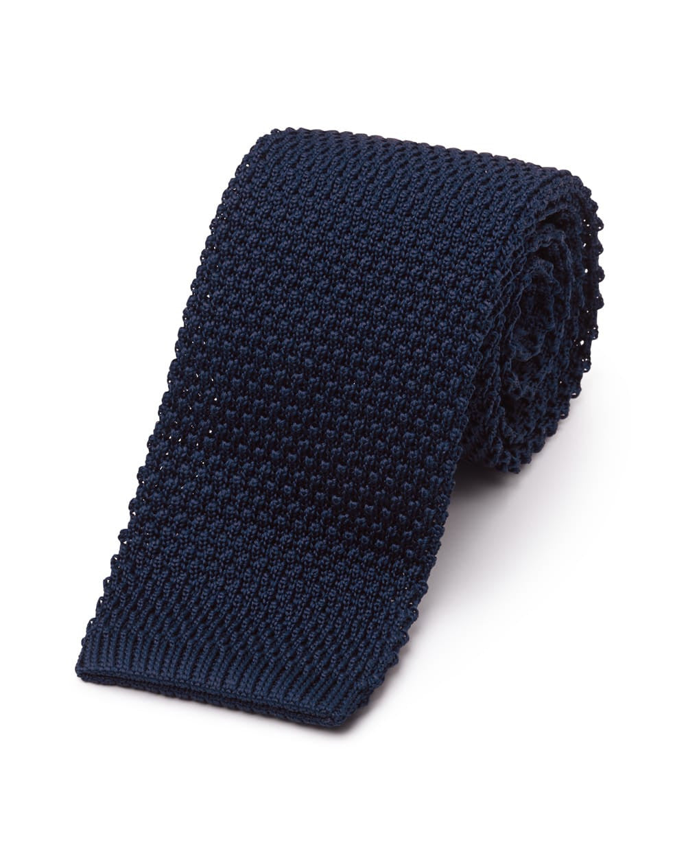 Gitman Bros. Silk Knit Navy Tie